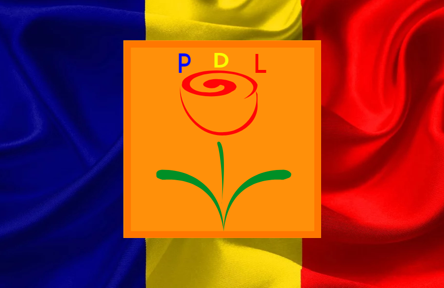 PLD și Romania steaguri