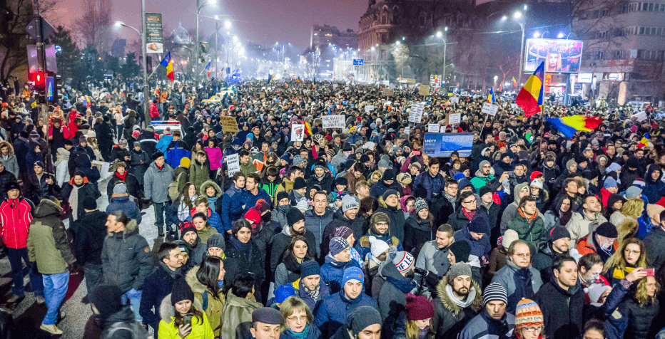 Proteste ale poporului român